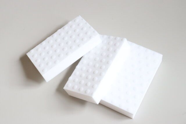 高密度メラミンスポンジ（カットタイプ、3個） 形状