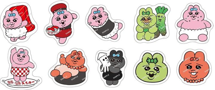 まぐたくおはぎ(イカのせ) コラボ限定ピック