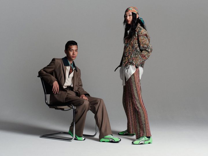 スタイリスト服部昌孝と菅沼 愛を起用したPUMA（プーマ）のロープロファイルモデル「H-STREET」のビジュアルキャンペーンを 2025年9月25日（木）よりスタートする。