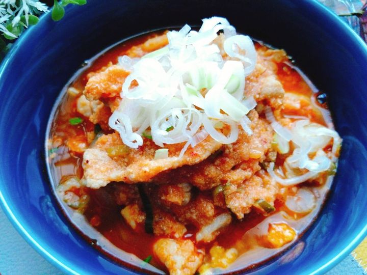 おからで韓国料理。비지찌게【ビジチゲ】おからチゲ