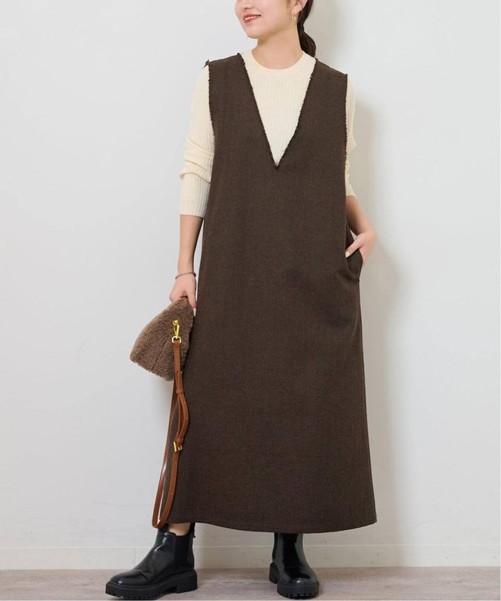 画像: 【10月入荷予定】ヘリンボンジャンパースカート￥13,200（JOURNAL STANDARD relume） baycrews.jp