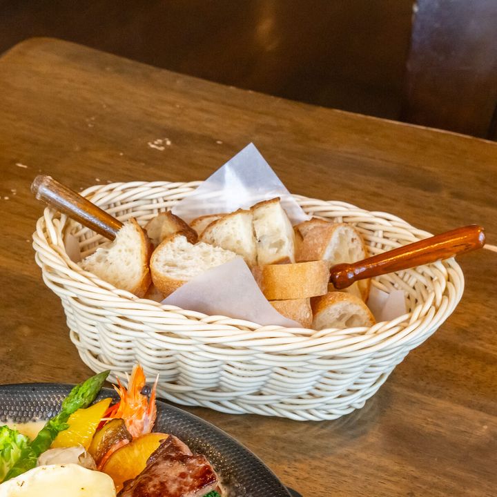 ハウステンボス／チーズワーフ「焼きカマンベールフォンデュ」6