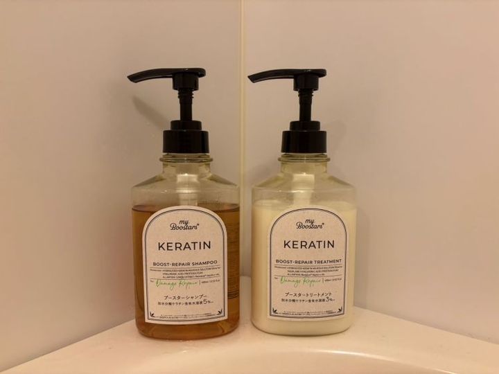 シャンプー： myBoostars ケラチンブースター 