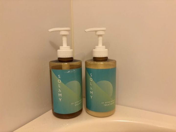 シャンプー：SOLAMY UVアフターリペア 
