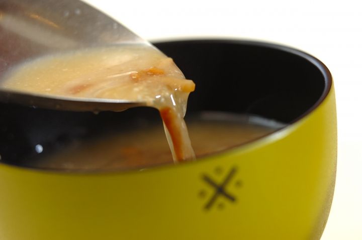 ナメコのみそ汁の作り方2