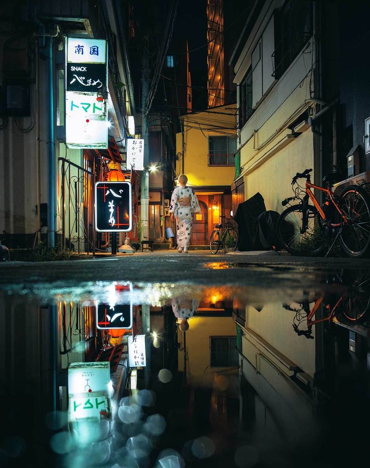 四谷三丁目「柳新道通り」