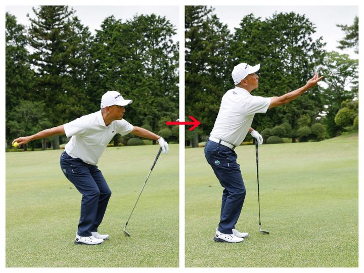 どっちの打ち方が方向が出やすい？ピンに向かって転がるアプローチを解説