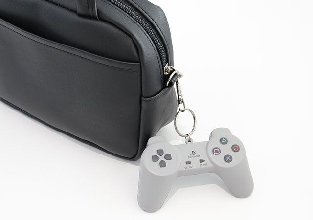 PSコントローラーキーホルダーポーチやバッグに取り付けられる