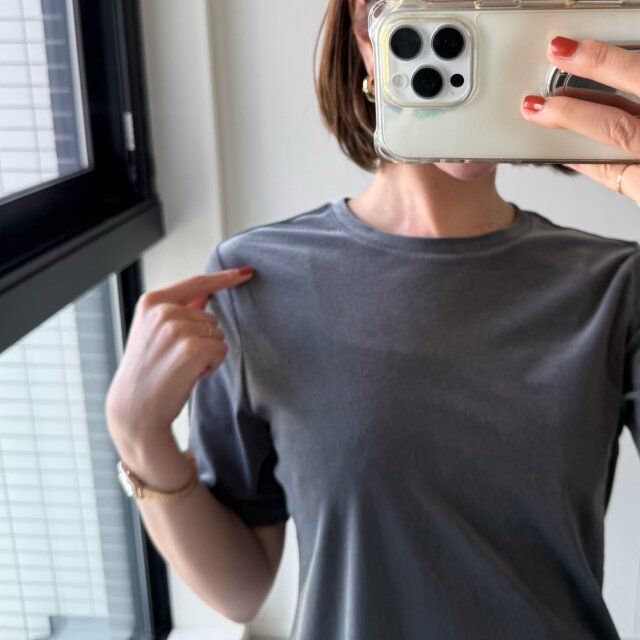 着てみると透け感は気にならない