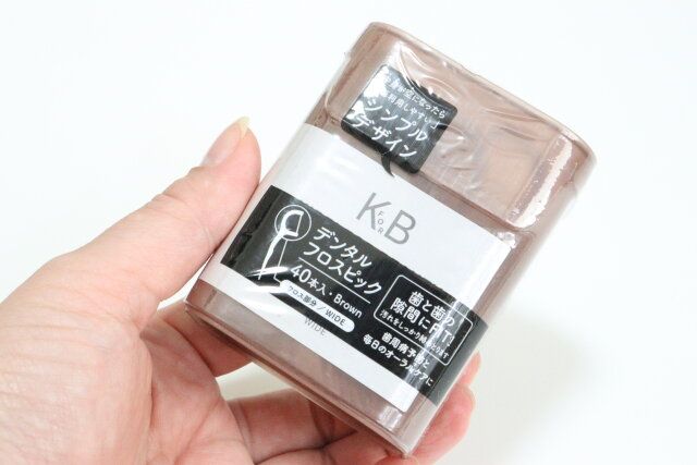 セリア デンタルフロスピック ワイド（40本入）