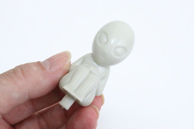 セリアのシーリングスタンプ用ハンドル 宇宙人1