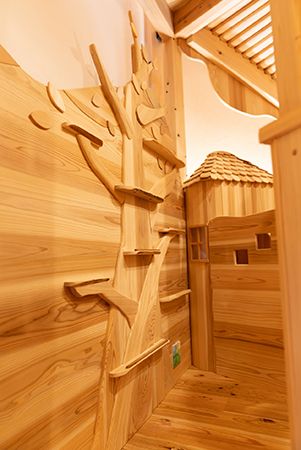 【愛知県名古屋市】SukuSuku English Preschool 浦里が自然素材でつくられた大型遊具『Nekopu』導入