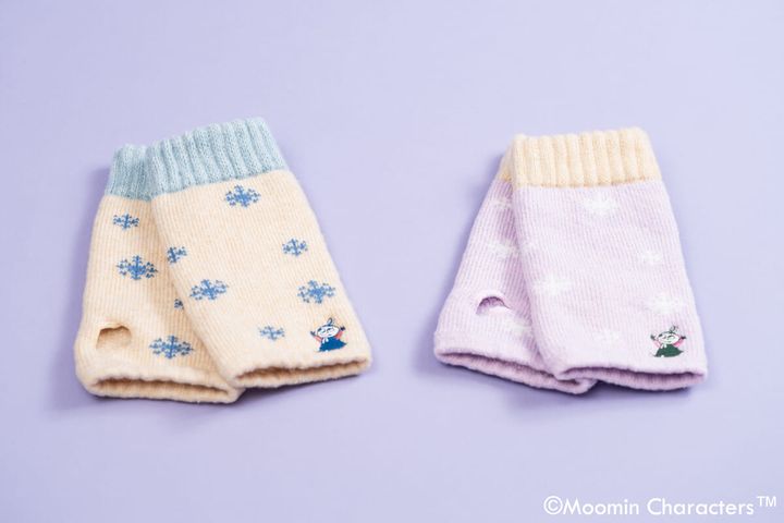 アームグローブ（ベージュ/パープル）