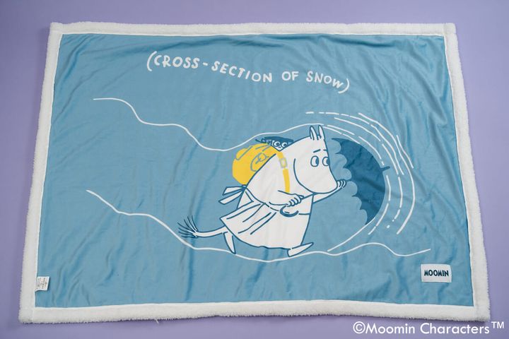 シープボアひざ掛け ブルー