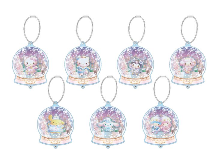 アクリル重ねキーホルダー