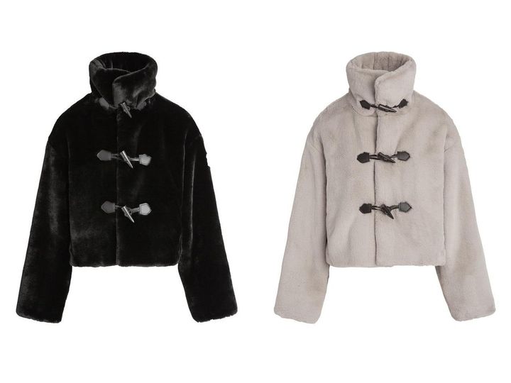 画像: 「パルタンナ ボアブルゾン」各￥77,000 出典：タトラス