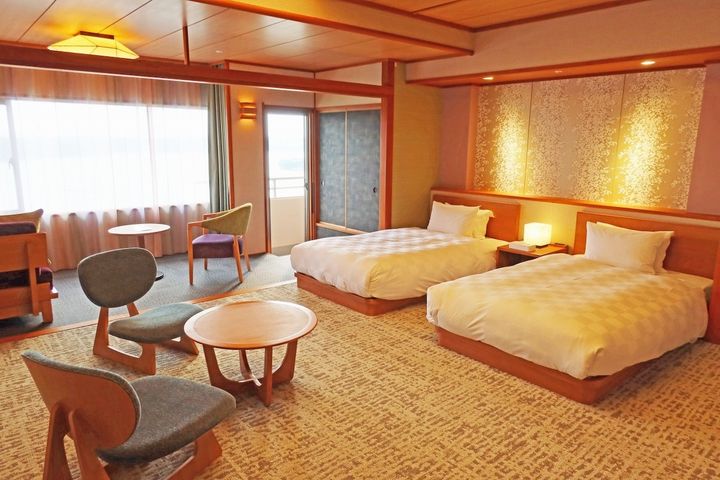 「華陽棟和風ツインベッドルーム」