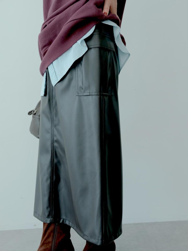 画像: レザー調アイテムは“ハードすぎない”ものを