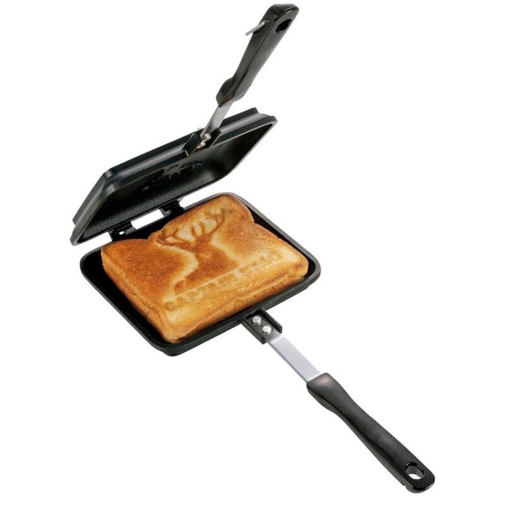 UG-3082 CS キャストアルミ ホットサンドトースター〈IH対応〉6600円（キャプテンスタッグ）