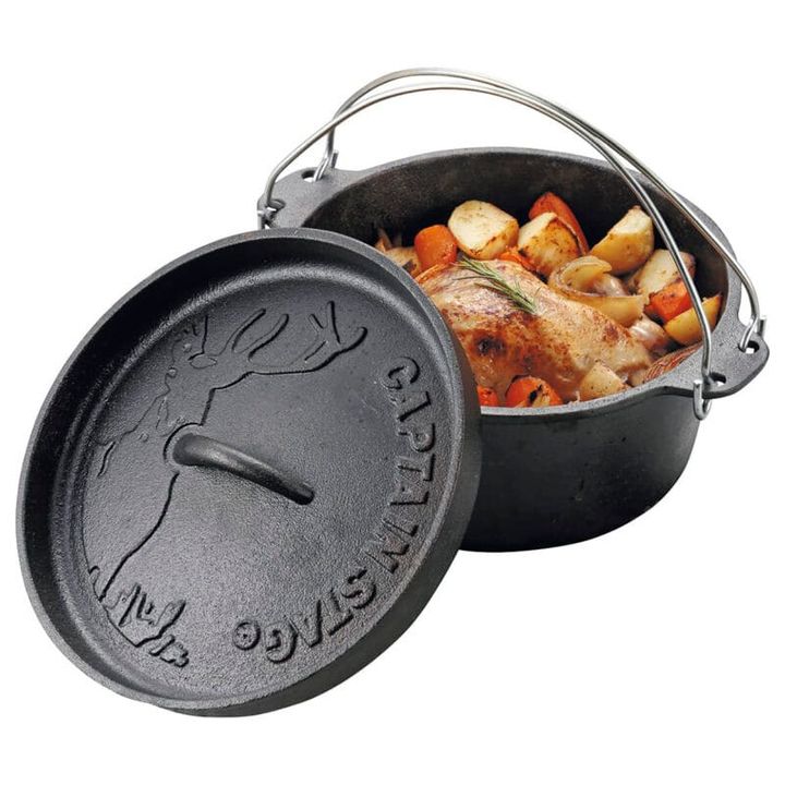 UG-3061 ダッチオーブン 22cm 7700円（キャプテンスタッグ）