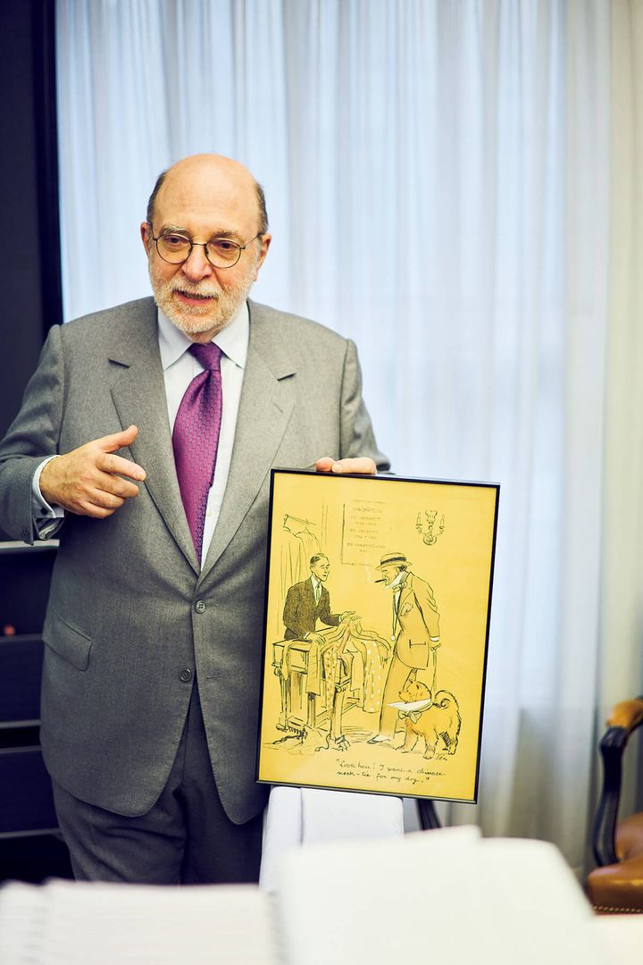 パリ〈Charvet〉ゼネラルディレクターのジャン= クロード・コルバン