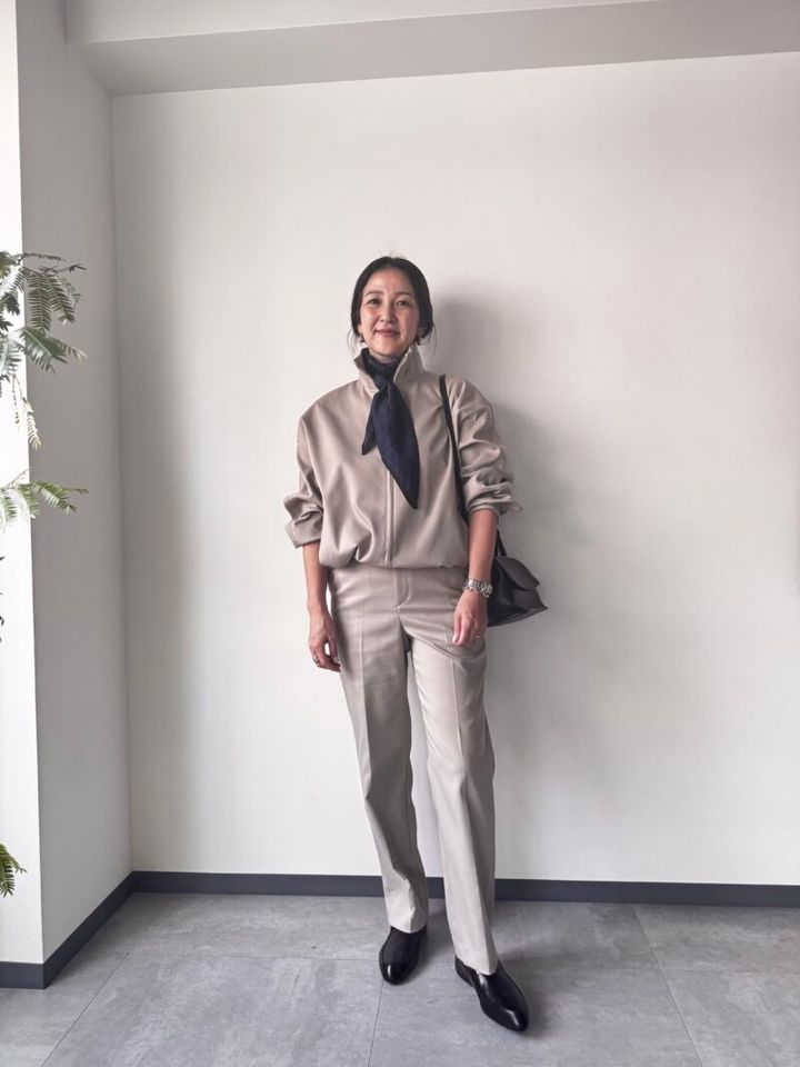 40代おしゃれスナップ フリーPR河野なみこさん