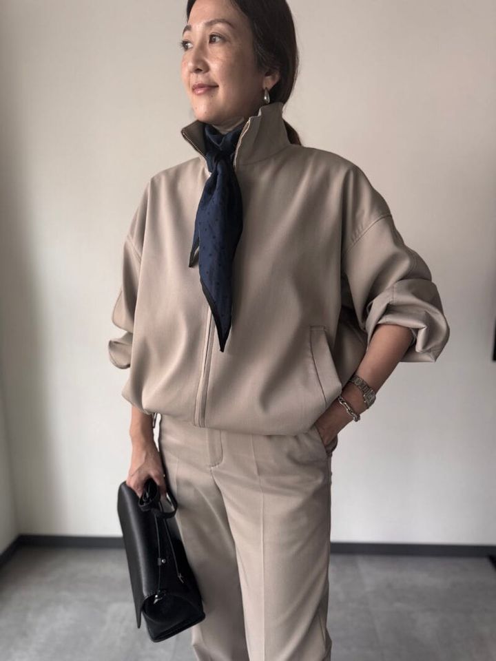 40代おしゃれスナップ フリーPR河野なみこさん