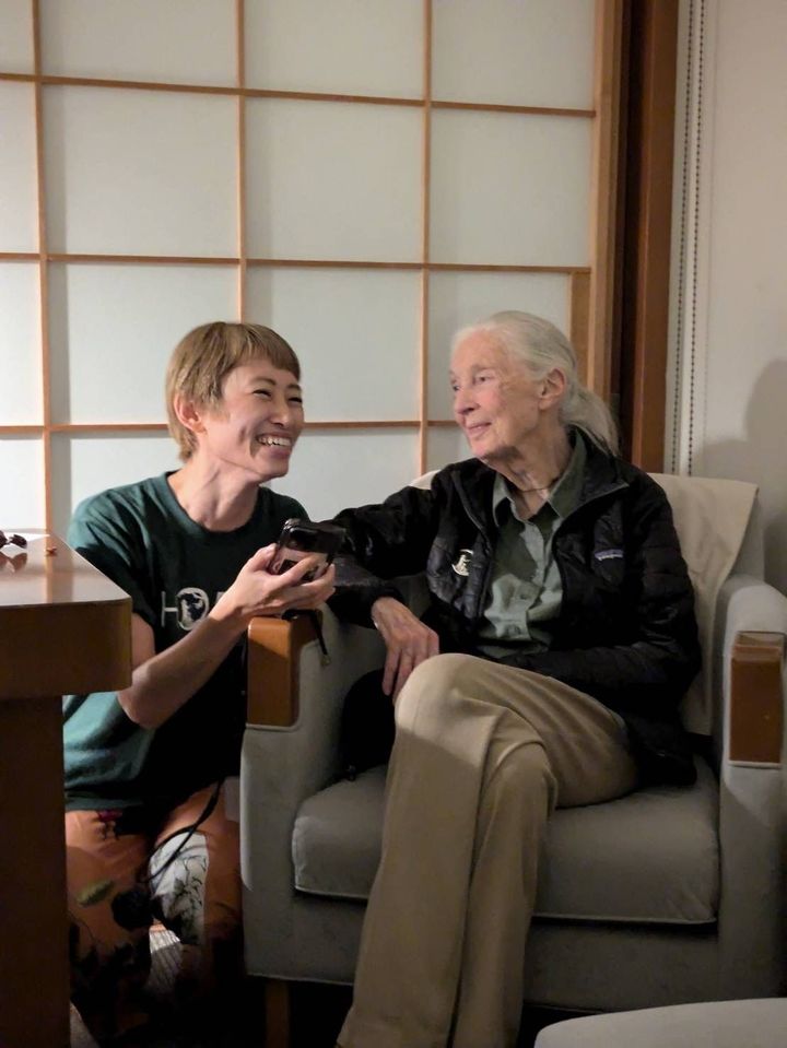 今年6月の来日時に、ホテルで過ごした最後の夜。