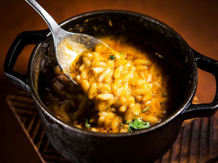 東銀座『pas loin』の「ブイヤベースのリゾット」