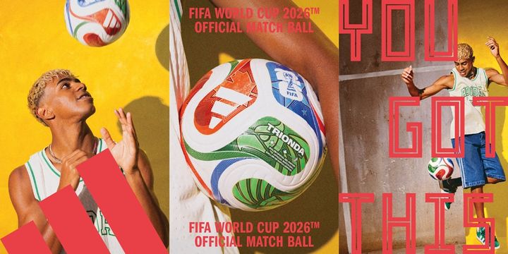 adidas、2026年サッカーW杯の公式試合球を発表！初の3ヵ国共催を象徴…パネル数は史上最少の「4枚」