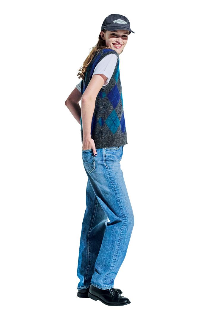 半袖Tにベストをプラスすれば、涼しい秋コーデの完成です【本日のFUDGE GIRL-10月3日】