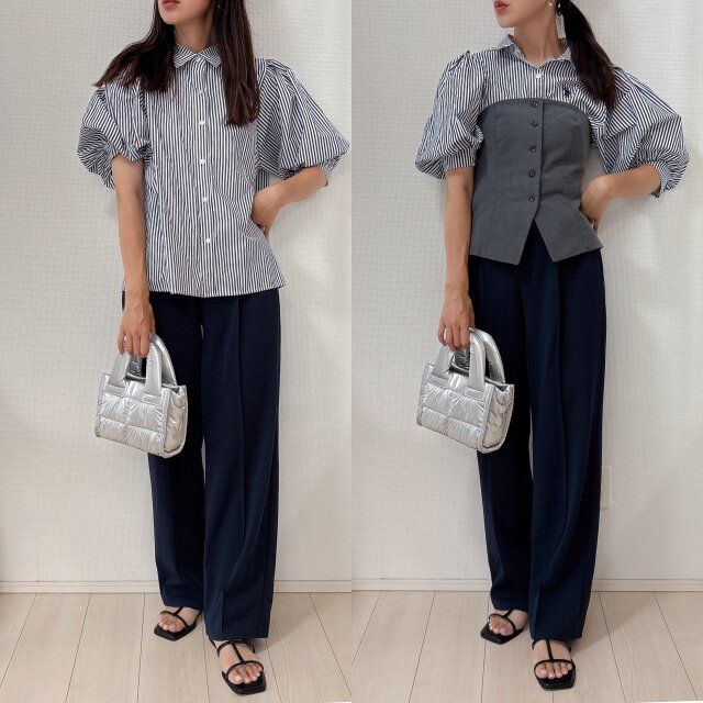 シャツに合わせてきれいめにも