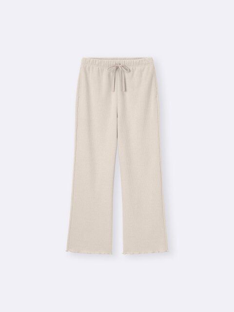 2025gu秋ブラッシュドリブイージーパンツ