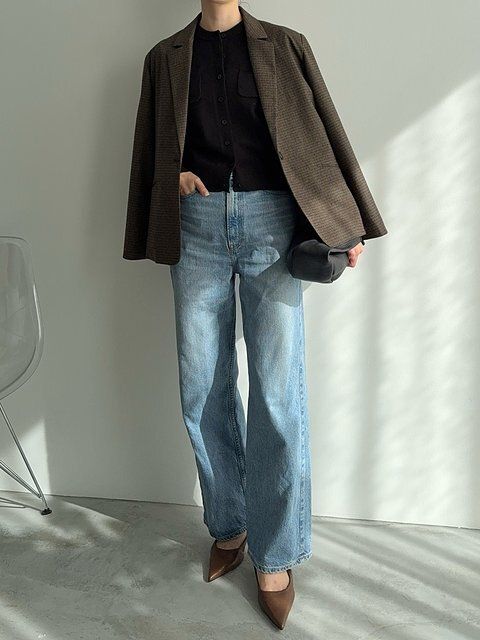 黒カーディガンコーデ5