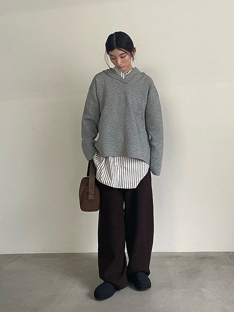 ストライプシャツコーデ4