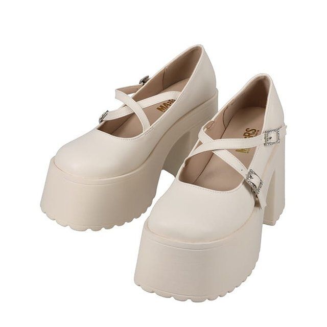 しまむらMARS厚底パンプス