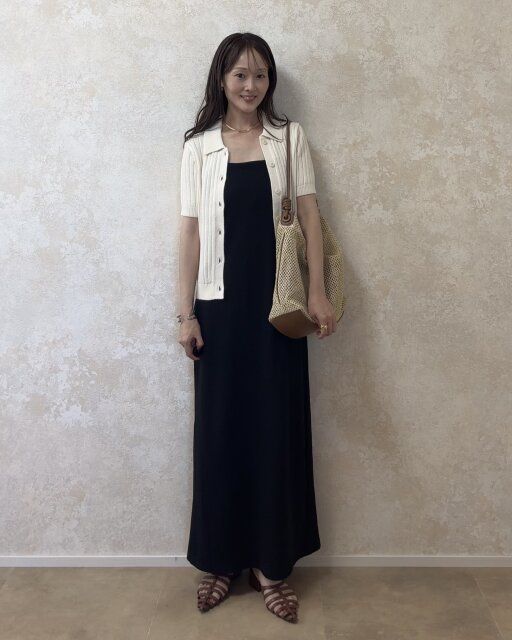 着回しコーデ②ワンピでフェミニンカジュアルコーデ