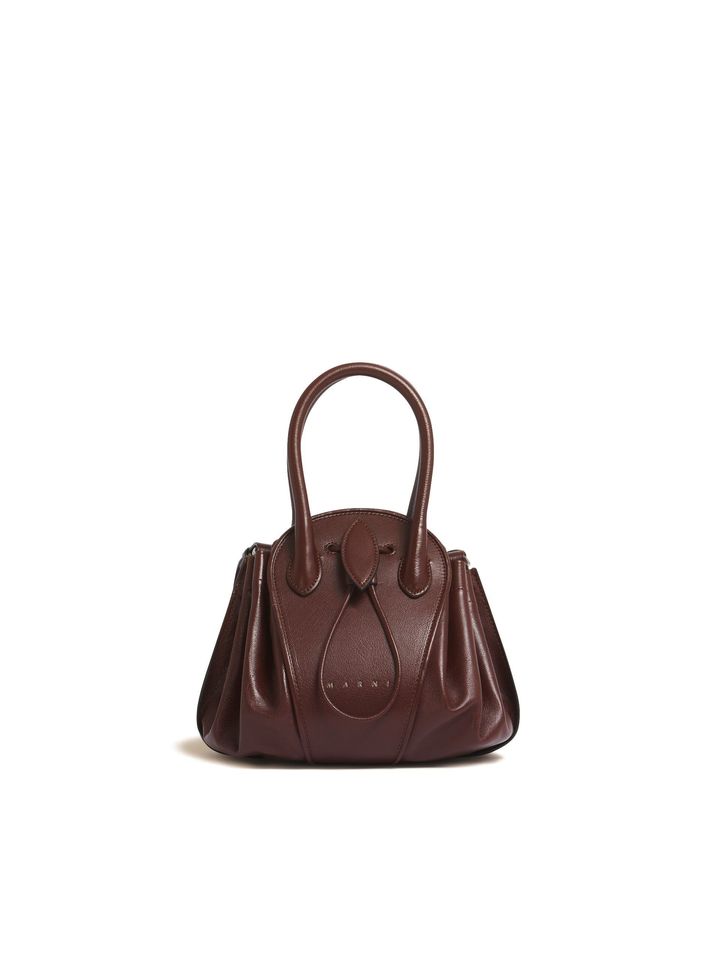 TULIPEA スモールバッグ ブランデー ￥284,900（伊勢丹新宿店先行アイテム）