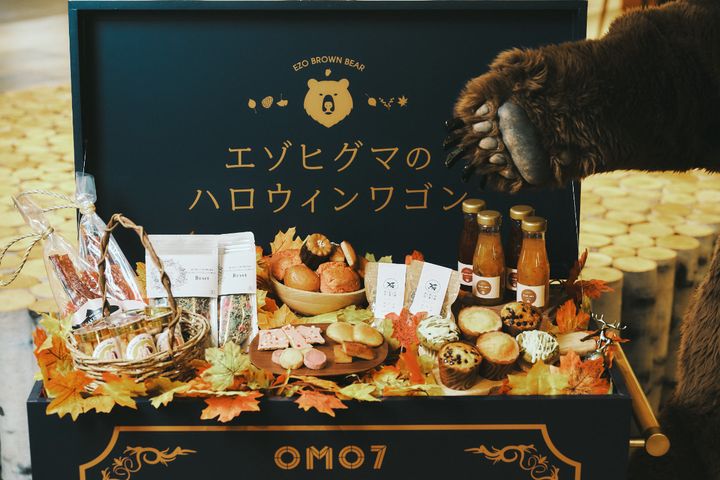 エゾヒグマのハロウィンワゴン
