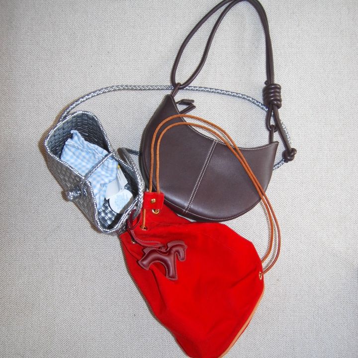 〈HERMES〉 のビンテージプールバッグ