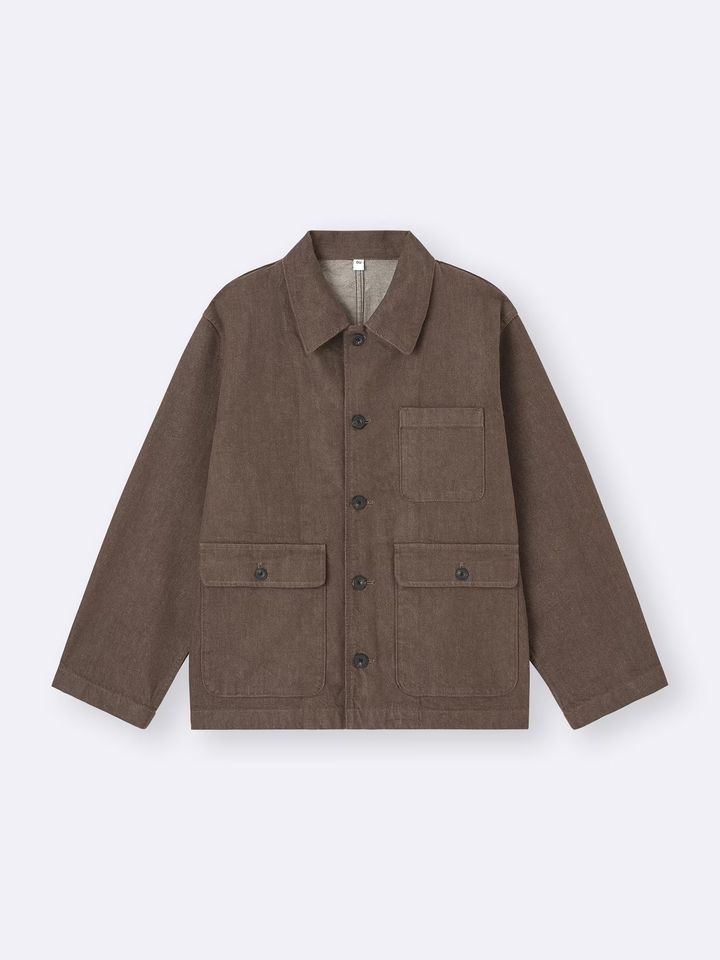 ジーユー デニムワークジャケット 3990円（税込）