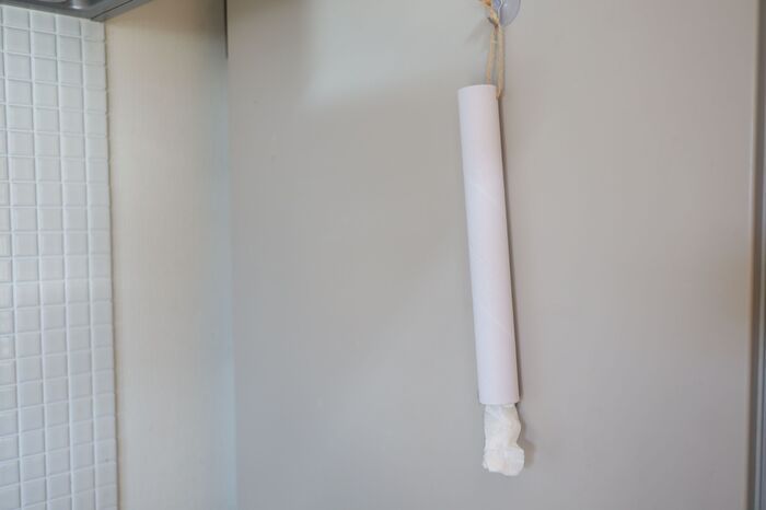 「ラップの芯」がまさかの収納グッズに早変わり！？捨てちゃう前にやってみて♪