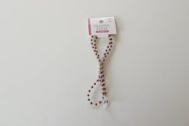 ダイソーの眼鏡ストラップ ビーズタイプのパッケージ
