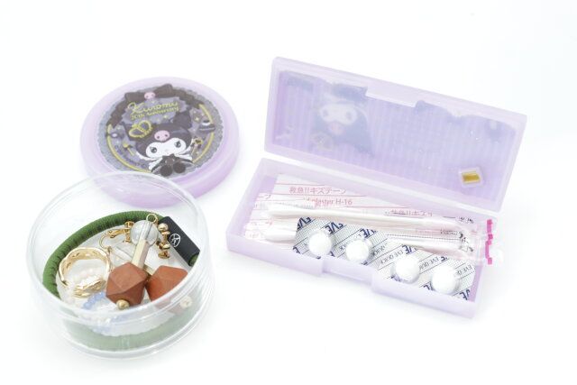 システムケース丸型 アクセサリーケース 使用例