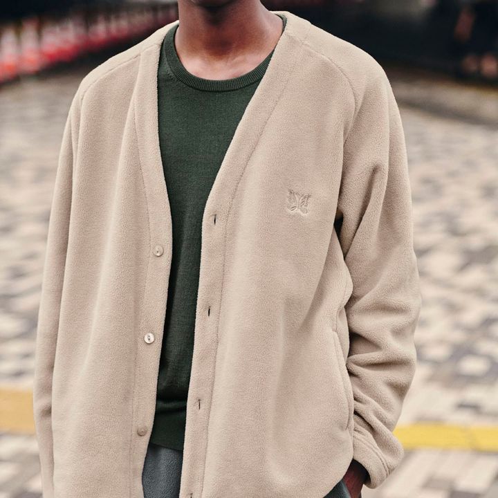 フリースオーバーサイズカーディガン ¥3,990