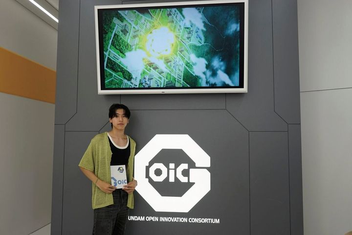 大阪万博のガンダムネクストフューチャーパビリオン 宇宙の旅が始まるエントランス