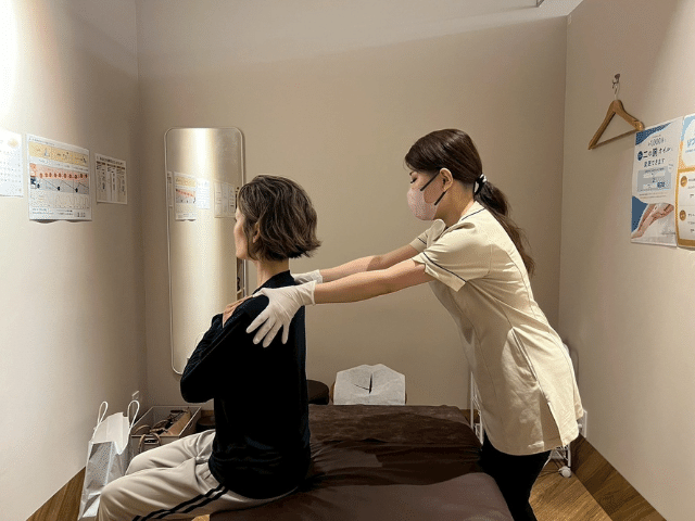 施術中の様子