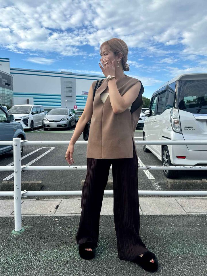 画像: 【reca】プリーツパンツ1