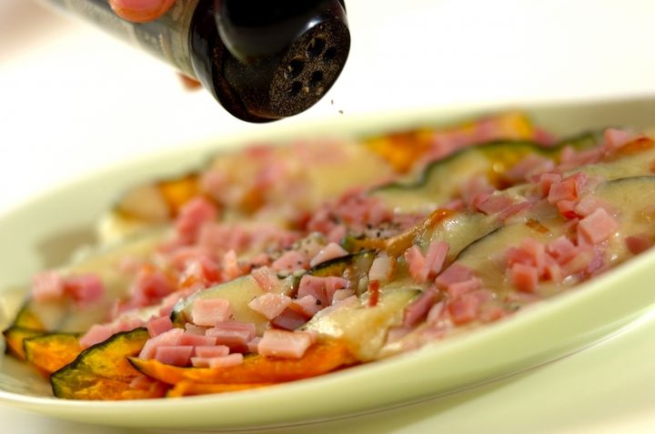 カボチャのチーズ焼きの作り方2