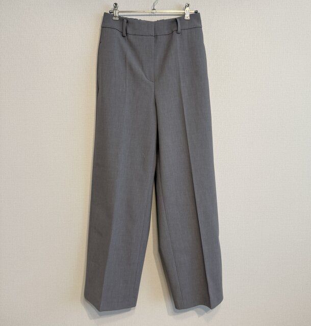 PLST（プラステ） ワイドパンツ（ウォームリザーブ） GRAY